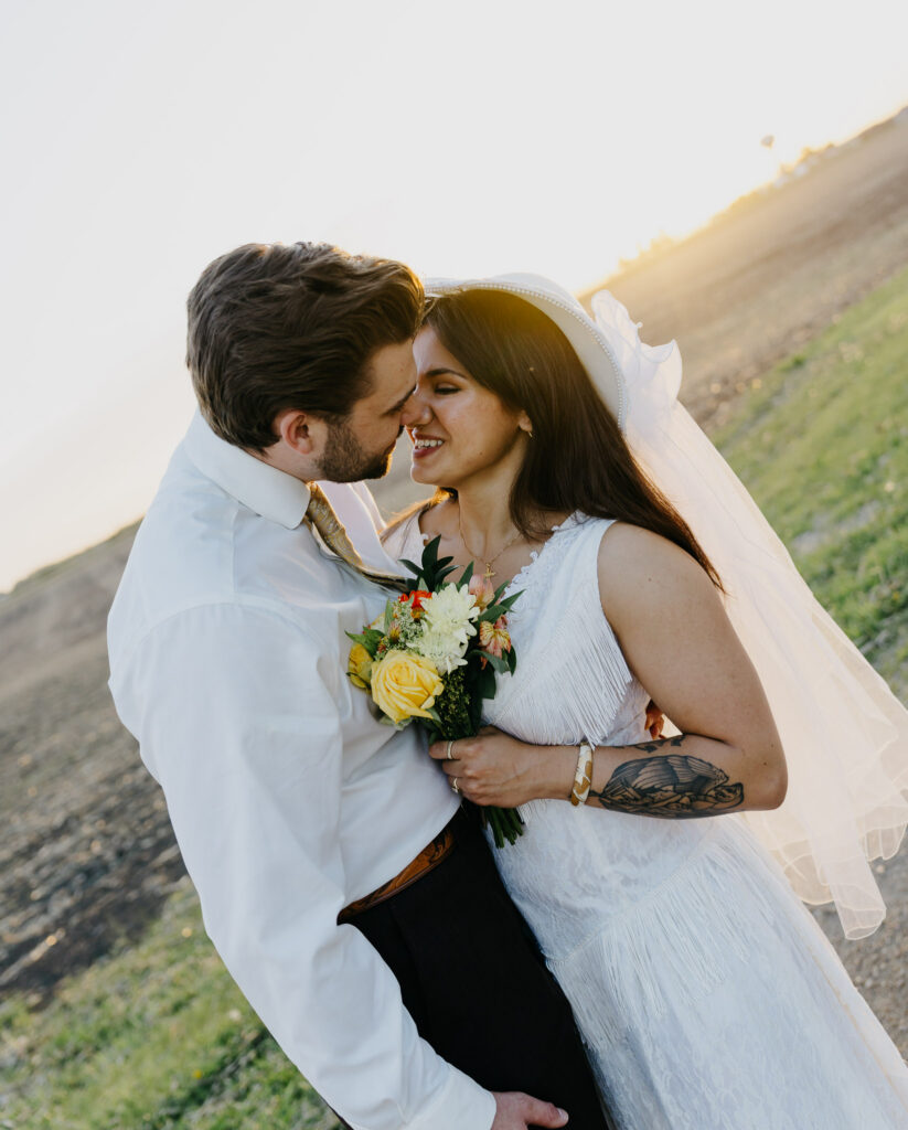 Parsah and Aiden Engagement in Ruby and Rusty Farm Belle Plaine Minnesota 